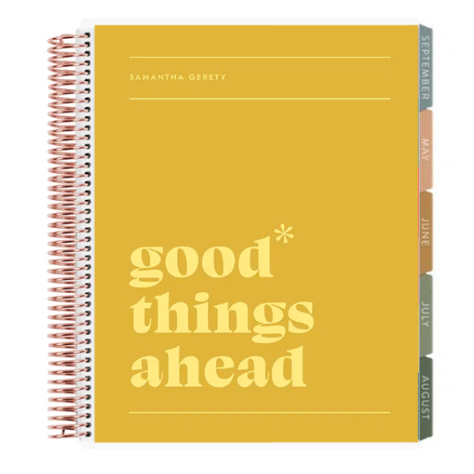 **SPECIAL ORDER** Toile Good Things Horizontal Teacher Lesson Planner- Jan '27 to Dec '27