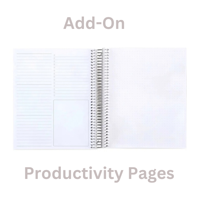 40 Add-On Pages - Monthly Planner [Available Only with Monthly Planner Purchase - Not Available with Bundles]