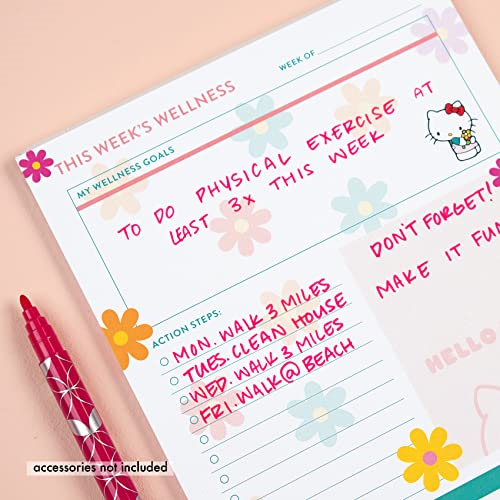 Hello Kitty Wellness Notepad NEW