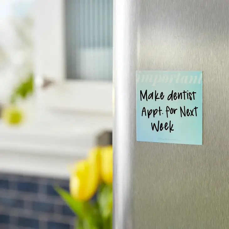 Reusable Sticky Notes - Daily Priorities - Blue