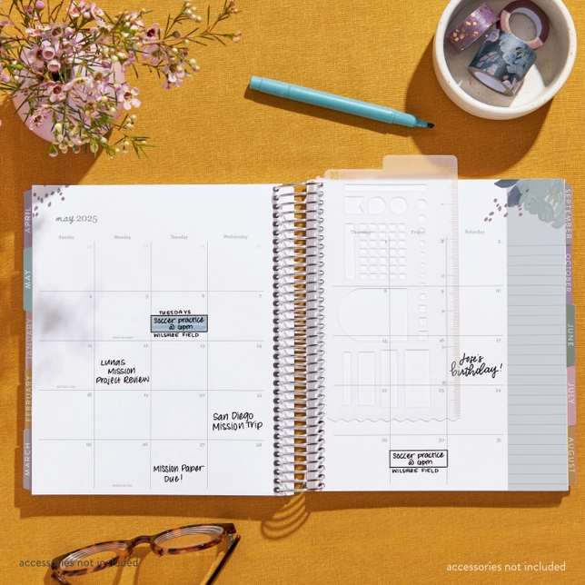 **SPECIAL ORDER** Bold Blooms Vertical LifePlanner™ - Jan '25 - Dec '25