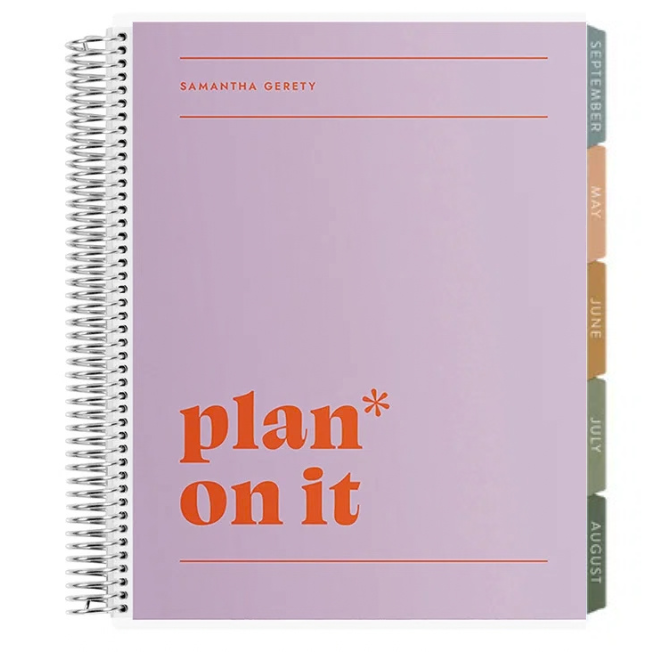 **SPECIAL ORDER** Toile Plan on It Horizontal Teacher Lesson Planner- Jan '27 to Dec '27 (Copy)