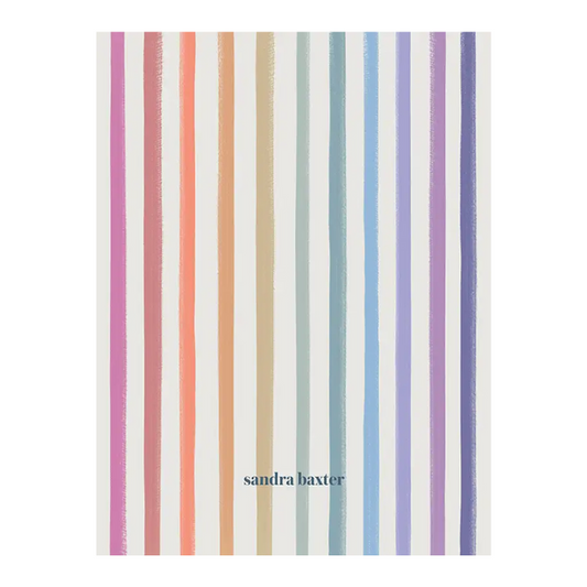 Watercolour Stripes Cover 7 x 9