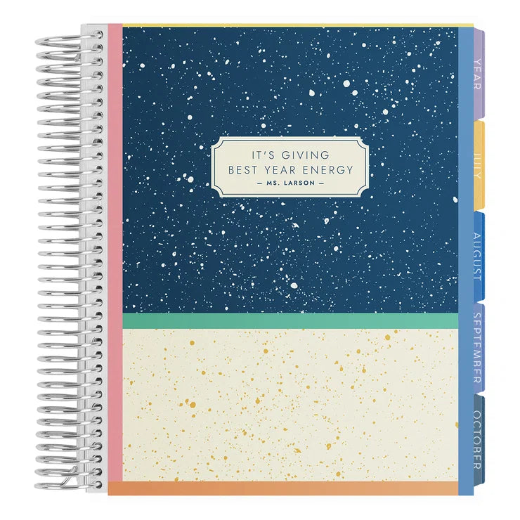 **SPECIAL ORDER** Toile Colourblock Composition Bright Monthly Planner - Jan '27 to Dec '27