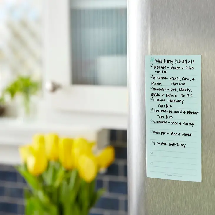 Reusable Sticky Notes - Daily Priorities - Blue