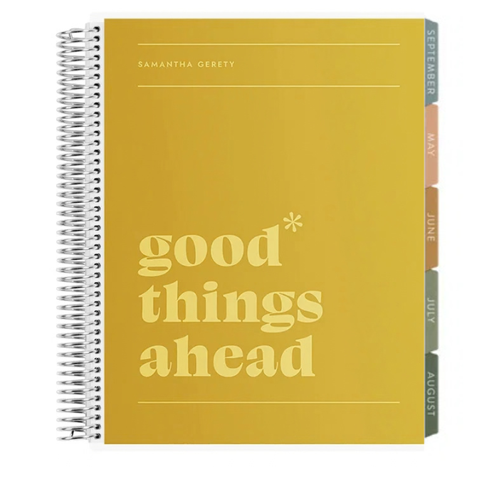 **SPECIAL ORDER** Toile Good Things Horizontal Teacher Lesson Planner- Jan '27 to Dec '27