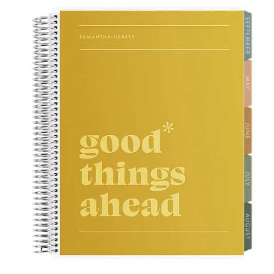 **SPECIAL ORDER** Toile Good Things Horizontal Teacher Lesson Planner- Jan '27 to Dec '27