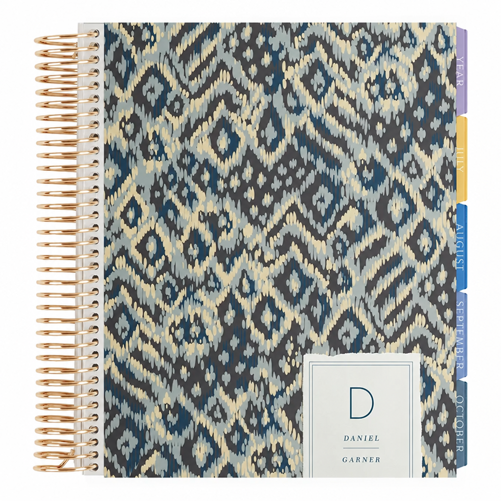 **SPECIAL ORDER** Toile Diamond Ikat Monthly Planner - Jan '27 to Dec '27