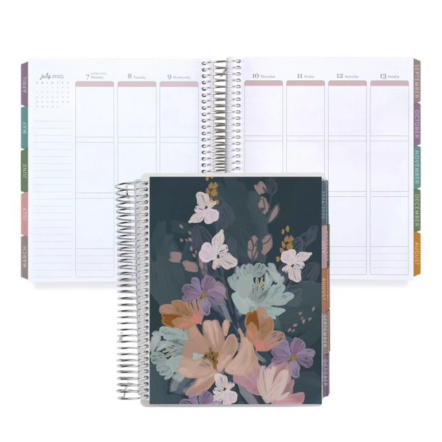 **SPECIAL ORDER** Bold Blooms Vertical LifePlanner™ - Jan '25 - Dec '25