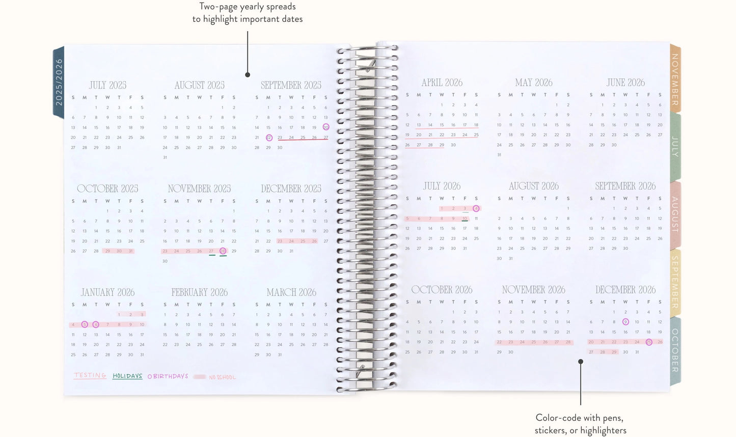 **SPECIAL ORDER** Bouquet Hourly LifePlanner™ - Jul '25 to Jun '26
