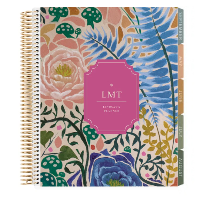 **SPECIAL ORDER** Toile Untamed Garden Horizontal Teacher Lesson Planner- Jan '27 to Dec '27