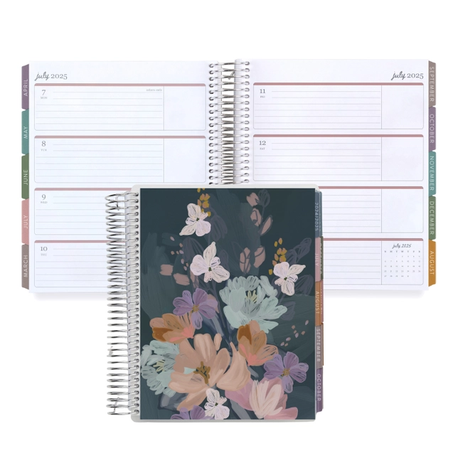 **SPECIAL ORDER** Bold Blooms Horizontal LifePlanner™ - Jan '25 - Dec '25