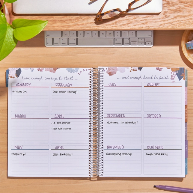 **SPECIAL ORDER** Bold Blooms Monthly LifePlanner™ - Jan '25 - Dec '25