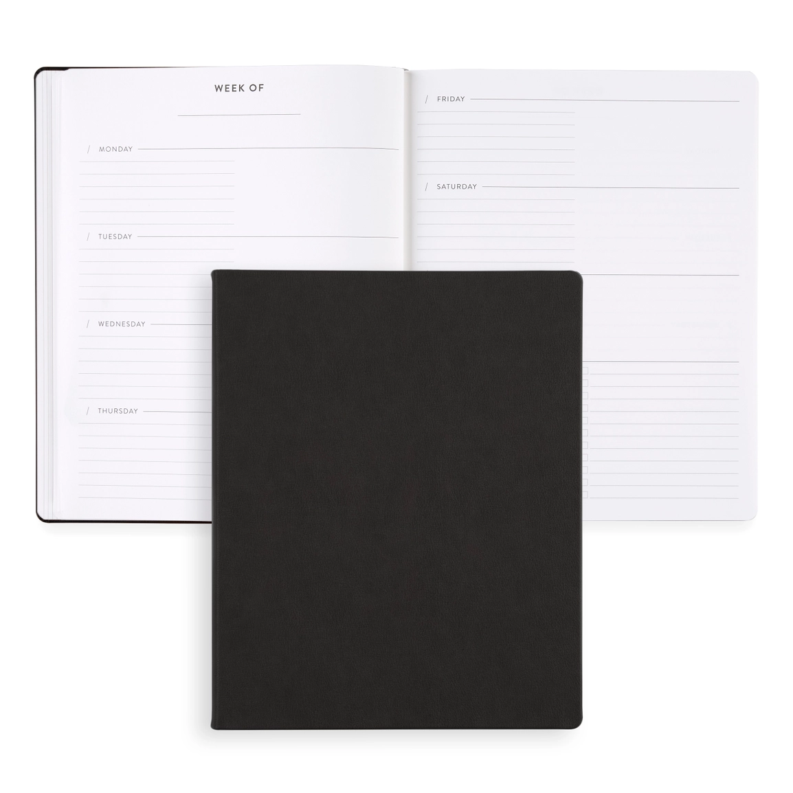 **SPECIAL ORDER** 8x10 Softbound Undated Focused Planner - Black NEW!