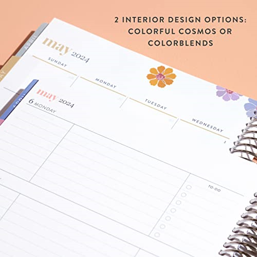 7x9 Coiled Academic Planner - Colorful Cosmos