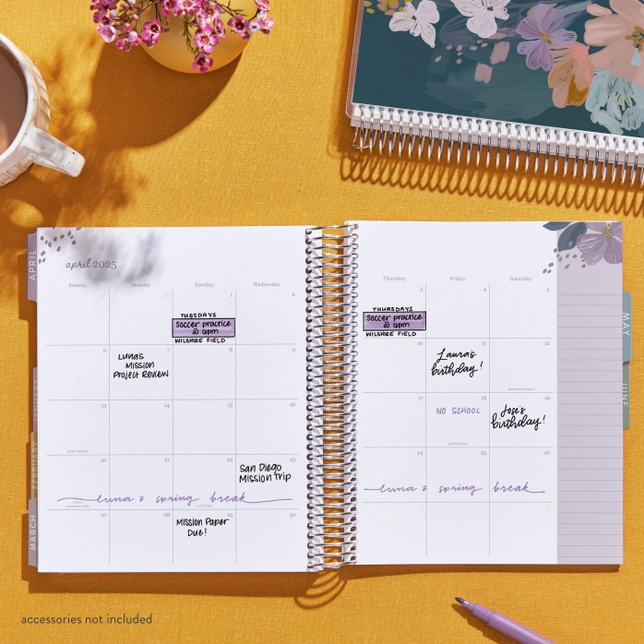 **SPECIAL ORDER** Bold Blooms Vertical LifePlanner™ - Jan '25 - Dec '25