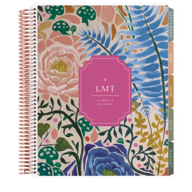 **SPECIAL ORDER** Toile Untamed Garden Horizontal Teacher Lesson Planner- Jan '27 to Dec '27