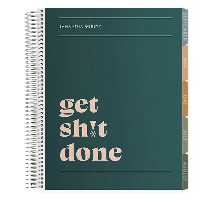 **SPECIAL ORDER** Toile Done Horizontal Teacher Lesson Planner- Jan '27 to Dec '27