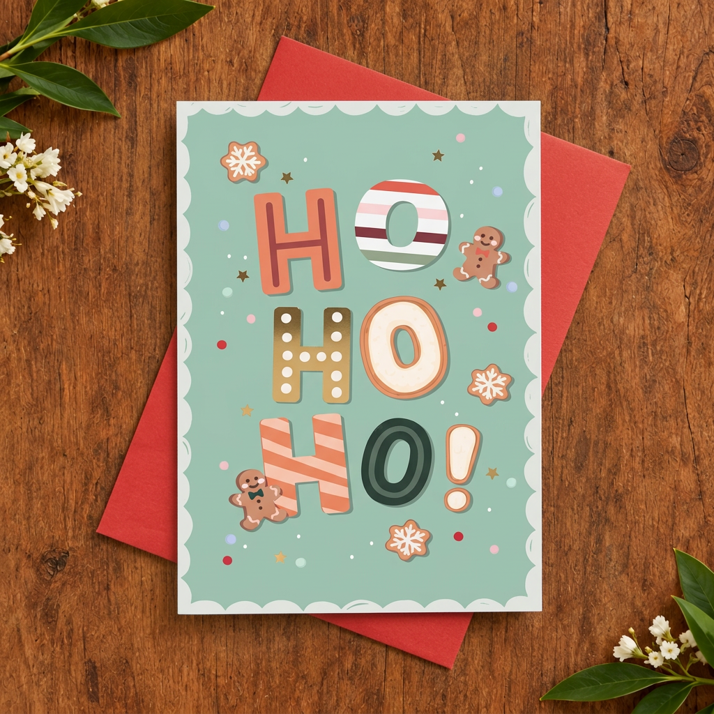 Ho Ho Ho! Christmas Card