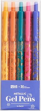 Hello Kitty And Friends Metallic Gel Pens 5-pack