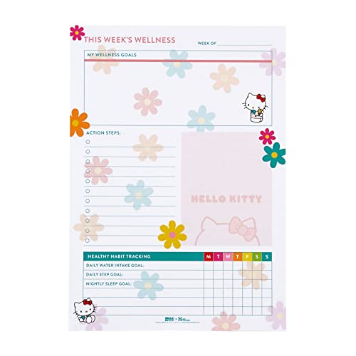 Hello Kitty Wellness Notepad NEW
