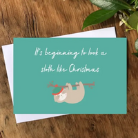 It's Beginning to Look a Sloth Like Christmas