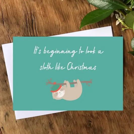 It's Beginning to Look a Sloth Like Christmas