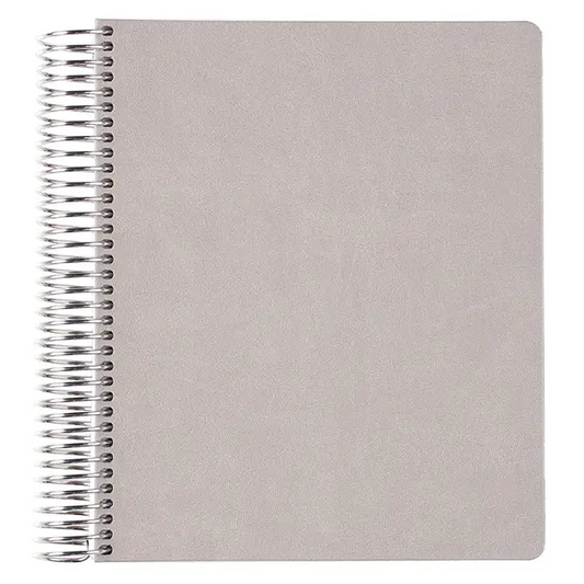 7x9 Harbour Coiled Lined Vegan Leather Focused Notebook™