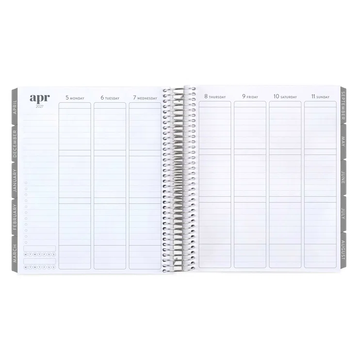 **SPECIAL ORDER** Minimal Vertical - Interior LifePlanner™ - July '26 to June '27