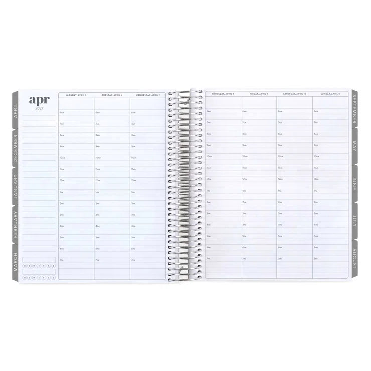 **SPECIAL ORDER** Minimal Hourly - Interior LifePlanner™ - July '26 to June '27