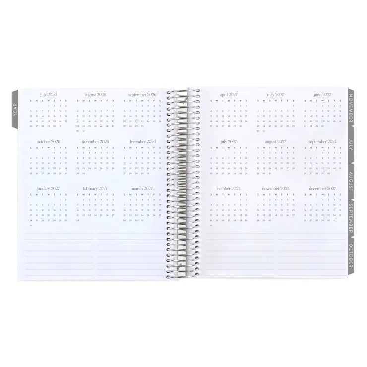 **SPECIAL ORDER** Minimal Bold Florals Vertical Planner - Jan '27 to Dec '27