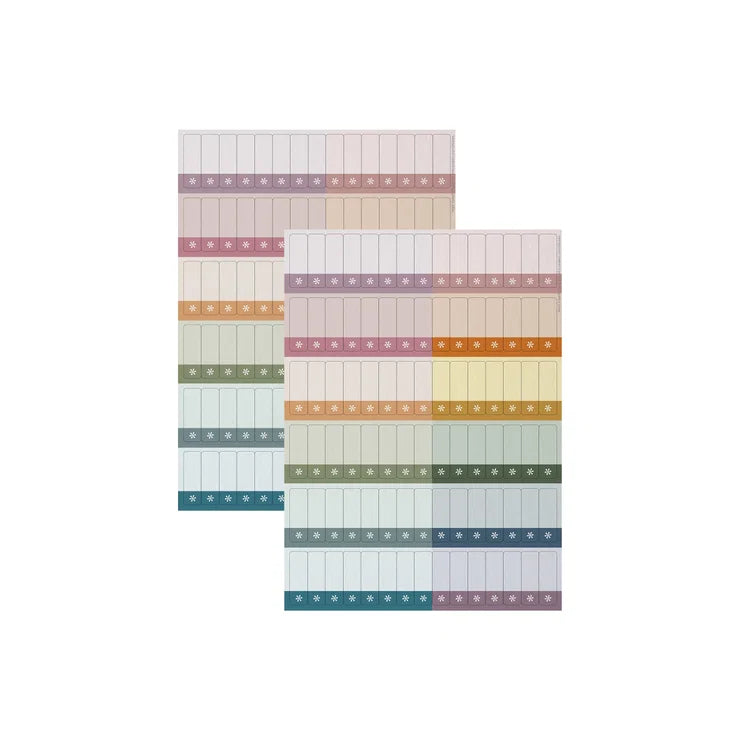 Toile Monthly Planner inside pages
