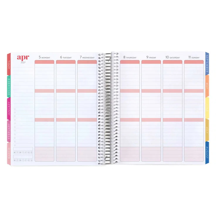 **SPECIAL ORDER** Legacy Floral Collage Vertical Planner - Jan '27 to Dec '27