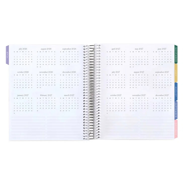**SPECIAL ORDER** Legacy Floral Collage Vertical Planner - Jan '27 to Dec '27