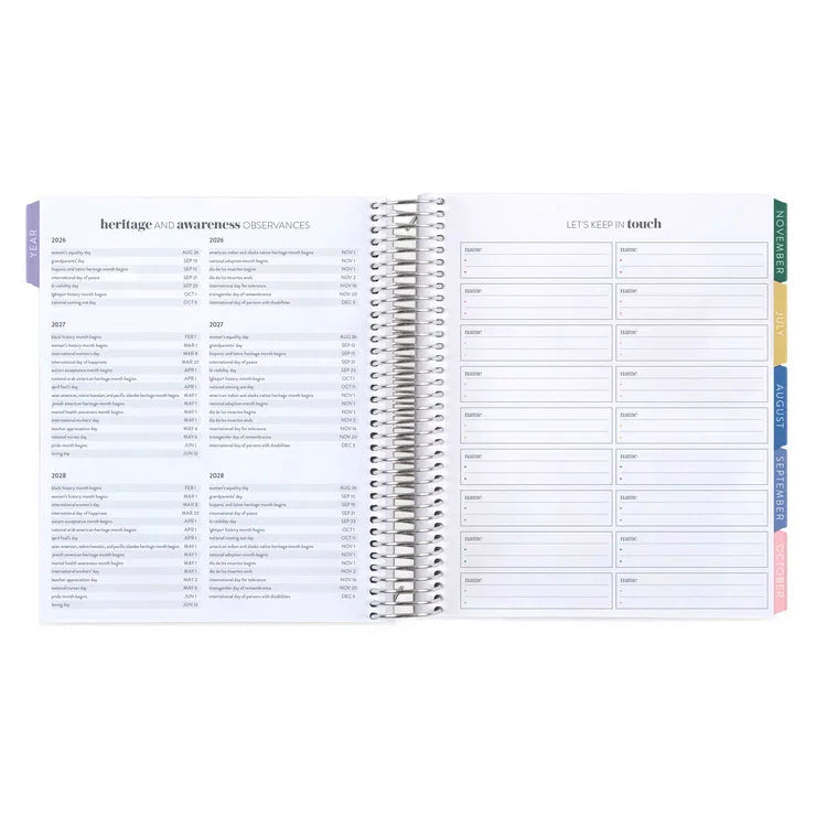 **SPECIAL ORDER** Journey Legacy Dashboard Planner - Jan '27 to Dec '27 Legacy Dashboard interior spread 8