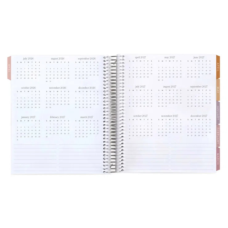 **SPECIAL ORDER** Toile Diamond Ikat Vertical Planner - Jan '27 to Dec '27