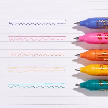 Hello Kitty And Friends Metallic Gel Pens 5-pack