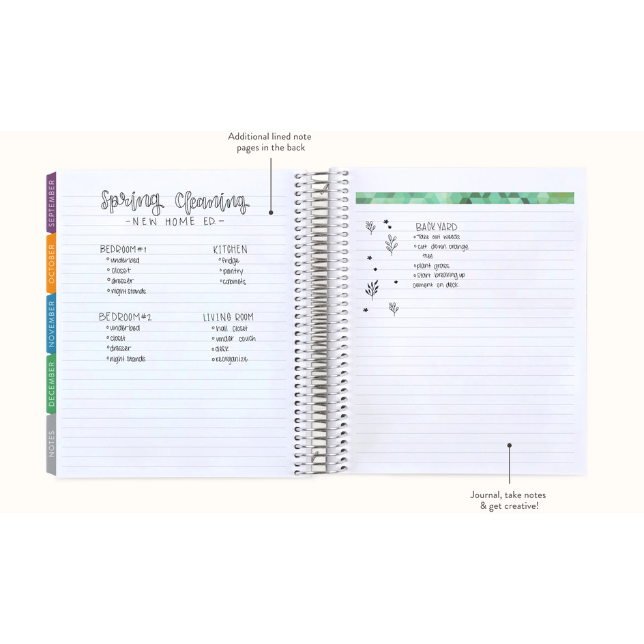 **SPECIAL ORDER** Minimum Hourly LifePlanner™ - Hexagon Interior   - Jul '25 to Jun'26