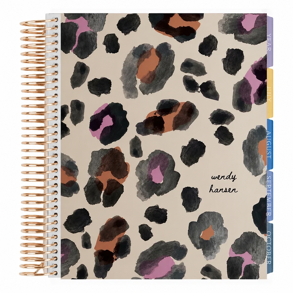 **SPECIAL ORDER** Toile Leopard Monthly Planner - Jan '27 to Dec '27