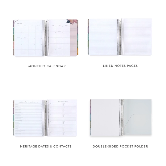 **SPECIAL ORDER** Bold Blooms Vertical LifePlanner™ - Jan '25 - Dec '25