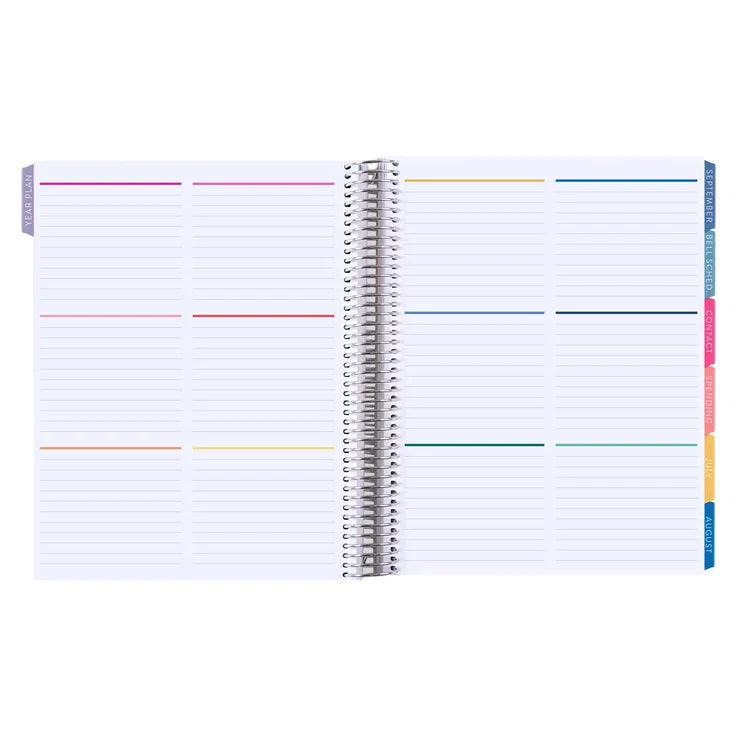**SPECIAL ORDER** Applescape Legacy Horizontal Teacher Lesson Planner - Jan '27 to Dec '27