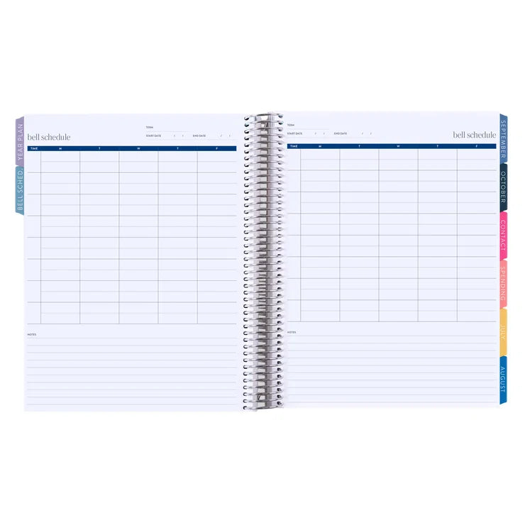 **SPECIAL ORDER** Applescape Legacy Horizontal Teacher Lesson Planner - Jan '27 to Dec '27