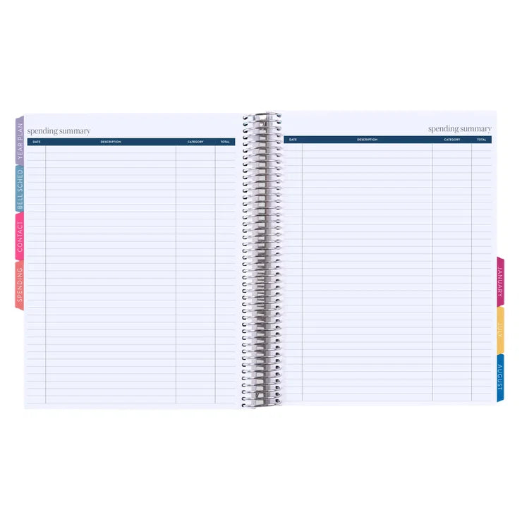 **SPECIAL ORDER** Applescape Legacy Horizontal Teacher Lesson Planner - Jan '27 to Dec '27