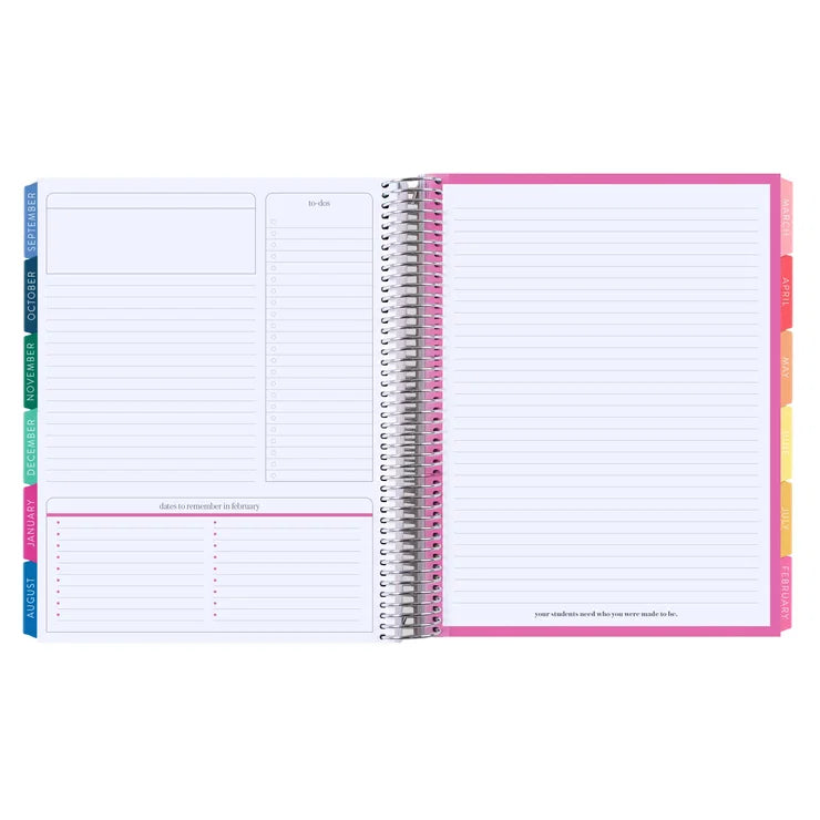 **SPECIAL ORDER** Applescape Legacy Horizontal Teacher Lesson Planner - Jan '27 to Dec '27