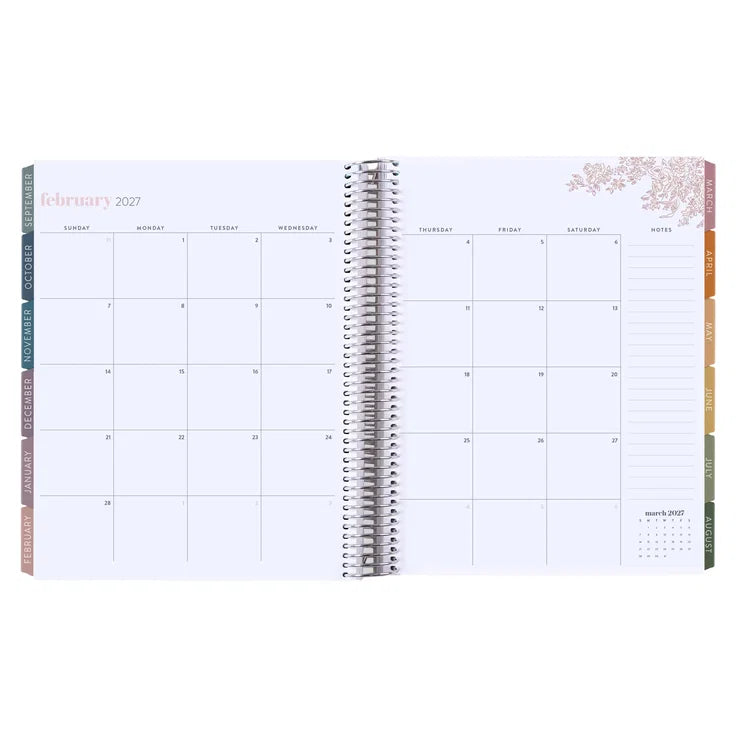 **SPECIAL ORDER** Toile Fine Horizontal Teacher Lesson Planner- Jan '27 to Dec '27
