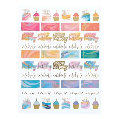 7x9 Assorted LifePlanner™ Sticker Pack - EttaVee