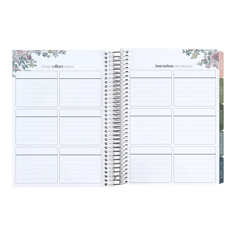 Metallic Toile A5 LifePlanner™ Dashboard Interior