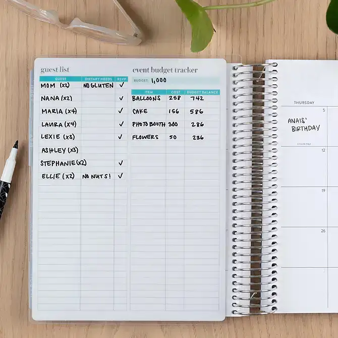 Snap-In Event Planning Dashboard