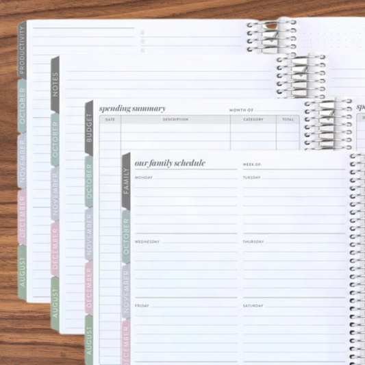 40 Add-On Pages - Pastel Minimal Monthly Planner - Aug '25 - Jul '26