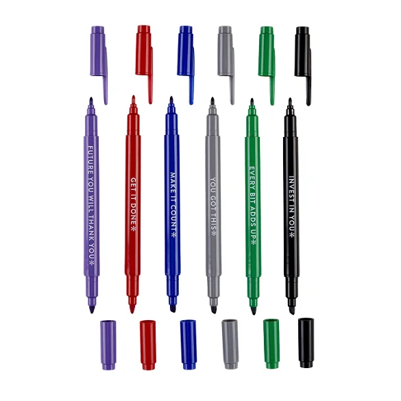 Budget Dual-Tip Markers 6-Pack